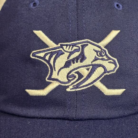 Adidas Mesh Strap-back Nashville Predators Hat - NWT - Picture 7 of 7